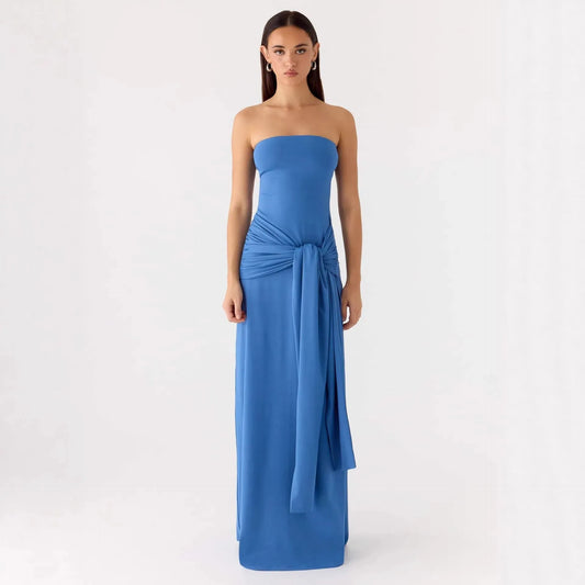 Strapless Maxi Dress | Women's Wrap Elegant, product image 1