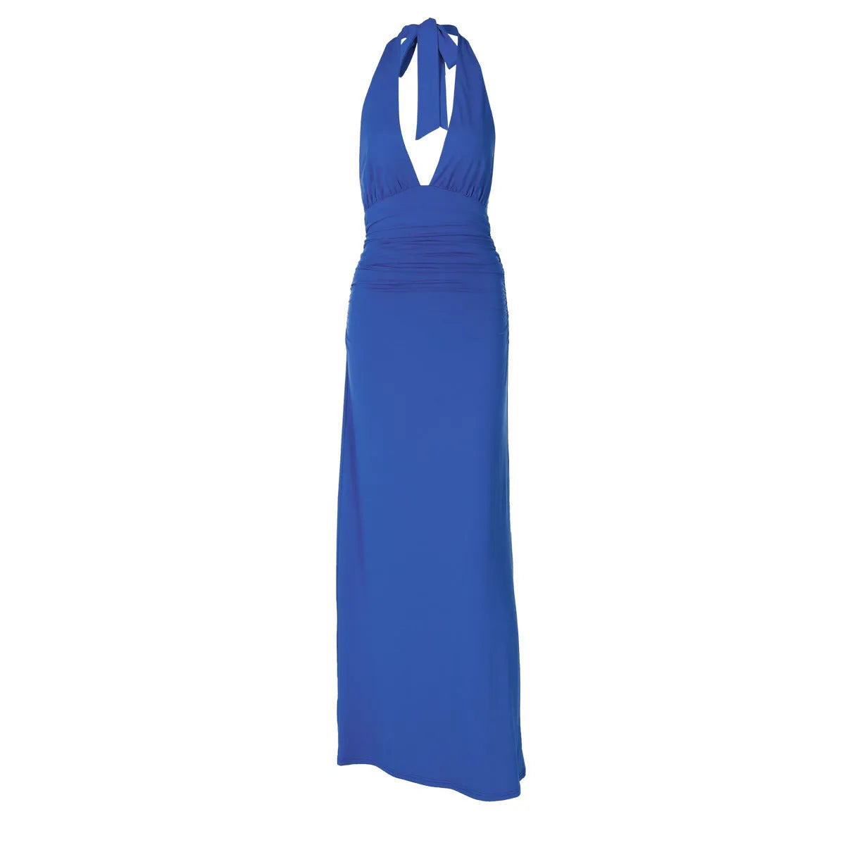 Halter Maxi Dress | Women's Draped Elegant, product image 7