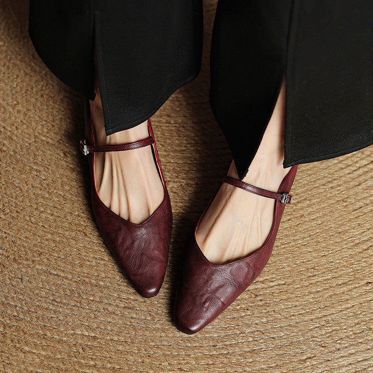 Refined Women's Pointed-Toe Slingback Ballet Flats — product view 10