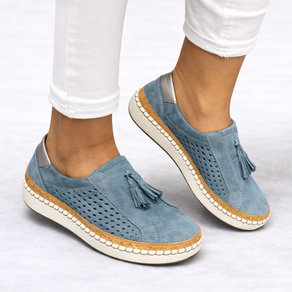 Easy Women's Orthopedic Slip-On Walking Shoes — product view 3