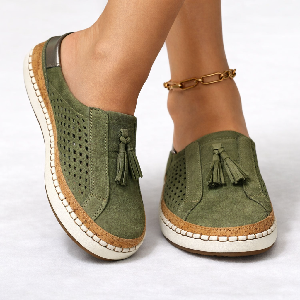 Easy Women's Orthopedic Slip-On Walking Shoes — product view 1