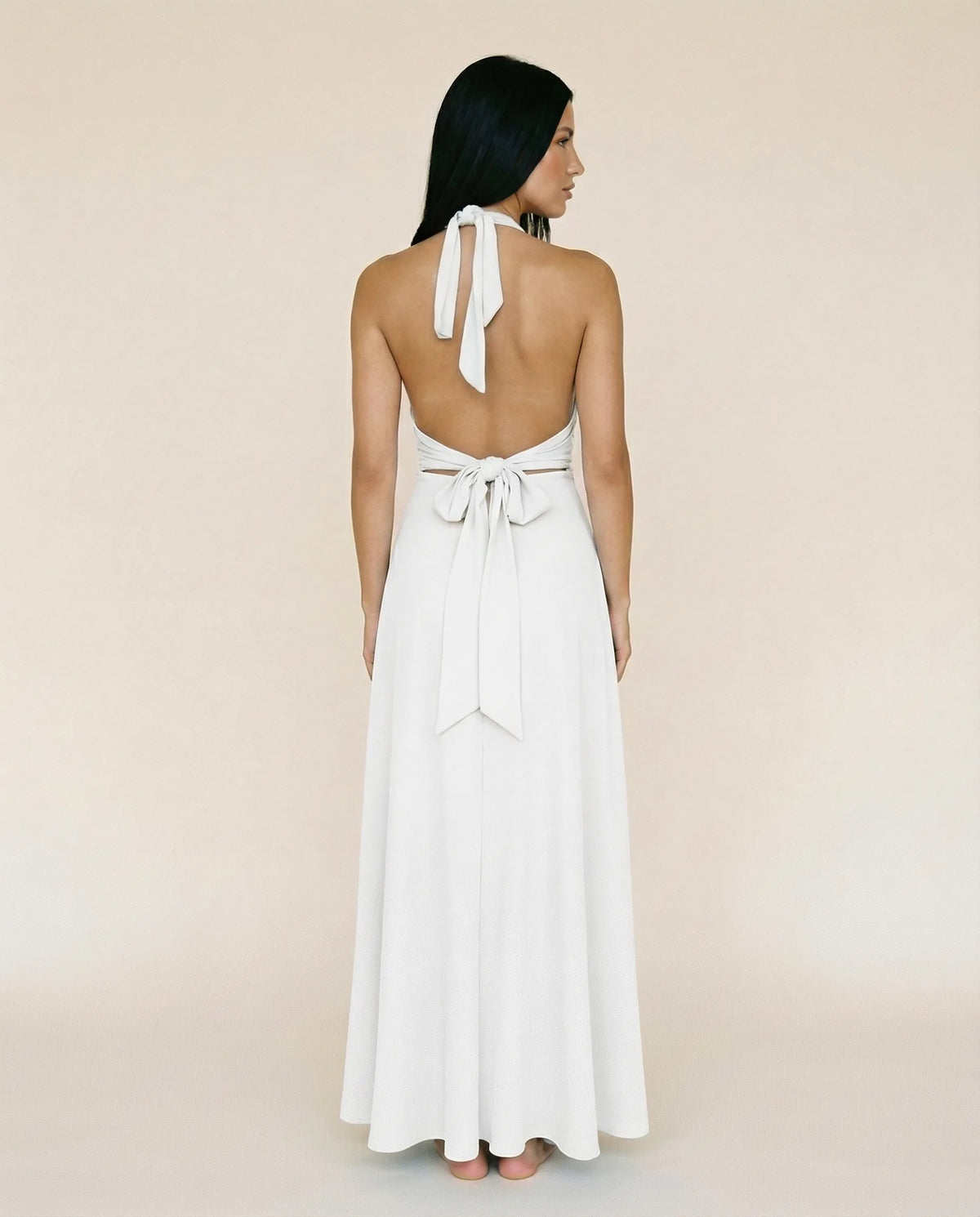 Halter Maxi Dress | Women's Elegant Isabella Romano, product image 12