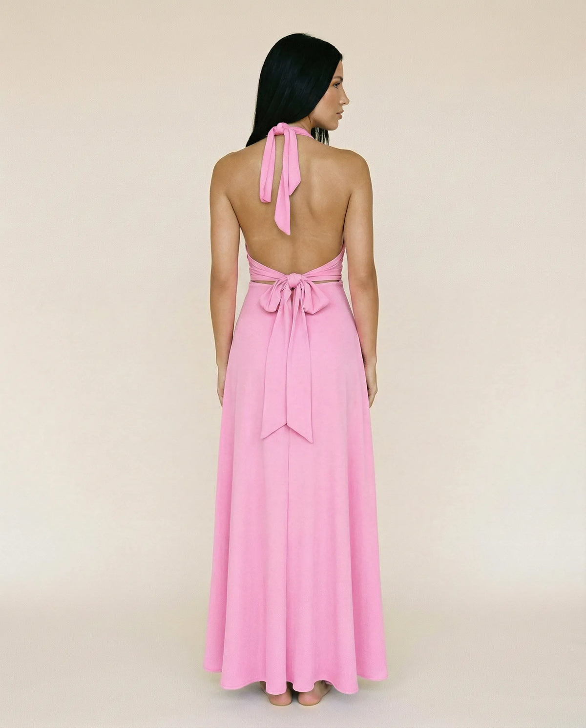 Halter Maxi Dress | Women's Elegant Isabella Romano, product image 7