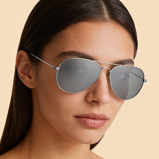 Sela Look Marlowe aviator sunglasses - Silver
