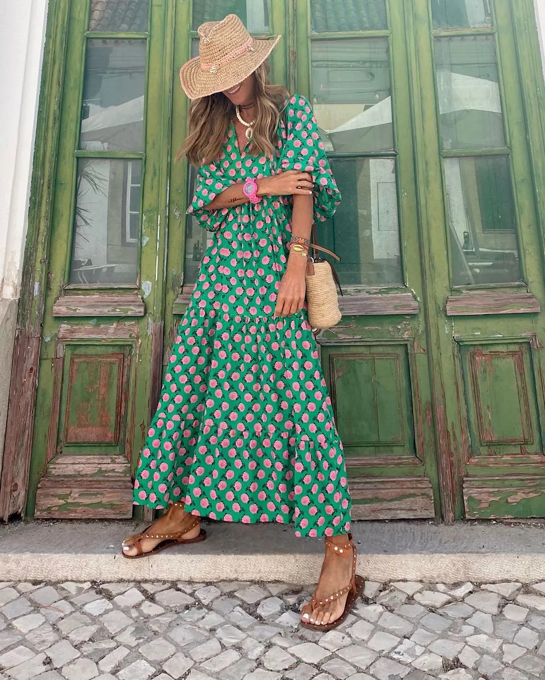 Maxi Dress | Women's Elegant Boho Ethan Style, product image 1