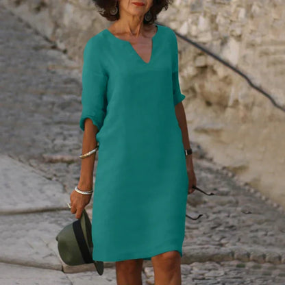 Summer Dress | Women's V-Neck Elegant — product view 8