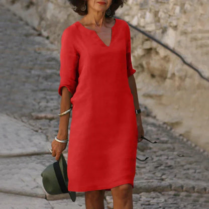 Summer Dress | Women's V-Neck — product view 12