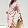 Shirt Dress | Women's Elegant Striped Asher, product image 1