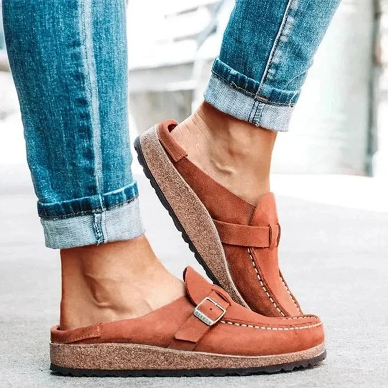 Mule Loafers | Women's Buckle Detail Darcy — product view 4