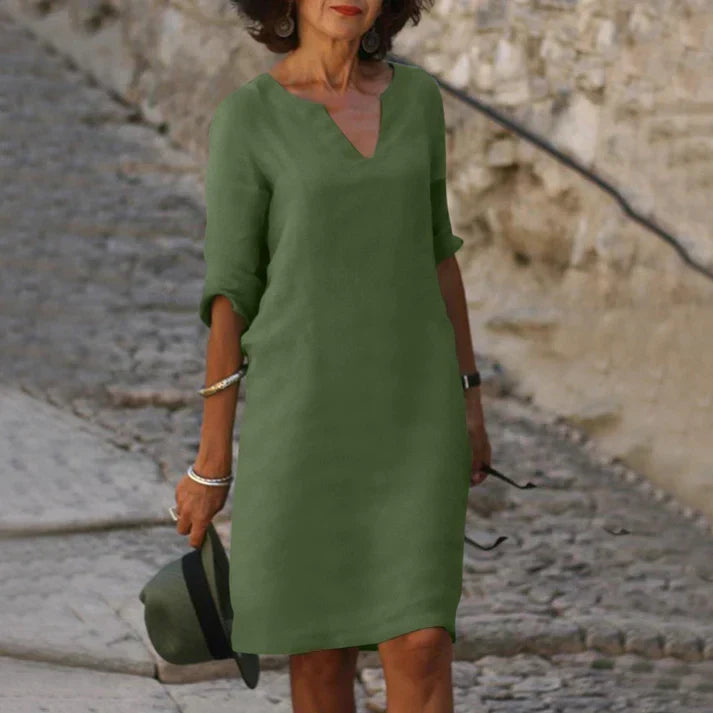 Summer Dress | Women's V-Neck — product view 7