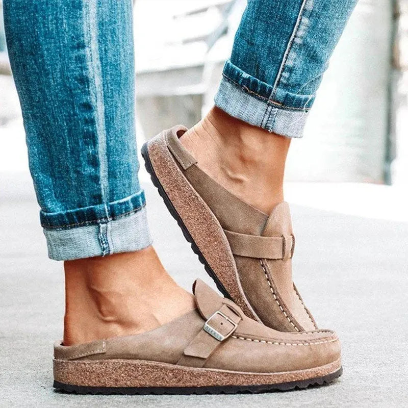 Mule Loafers | Women's Buckle Detail Darcy — product view 3