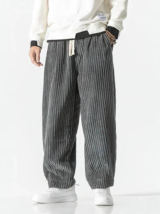 Callum - Relaxed-Fit Corduroy Trousers - product view 1 - Sela Look