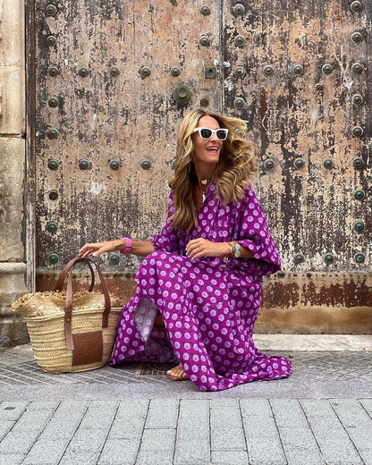 Maxi Dress | Women's Elegant Boho Ethan Style, product image 3