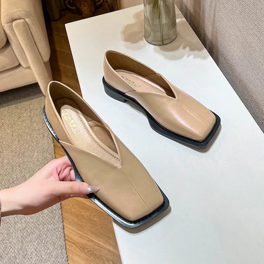 Women's Square-Toe Slip-On Shoes | Luca, product image 1