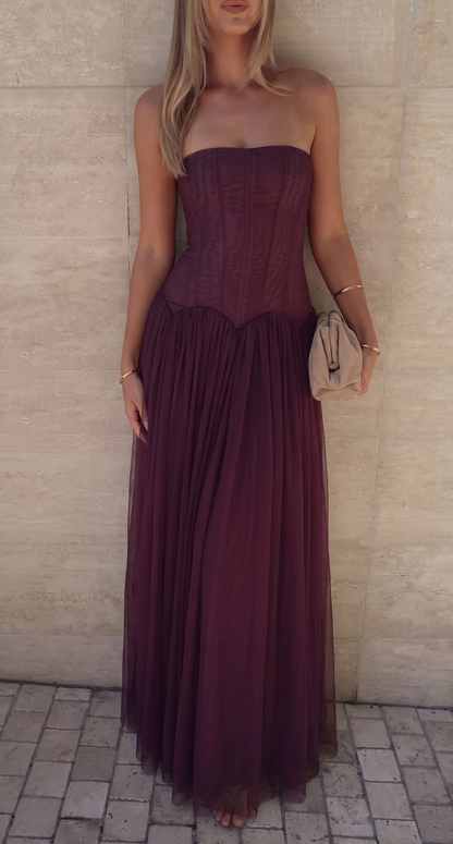 Paloma | Corset-Bodice Maxi Dress