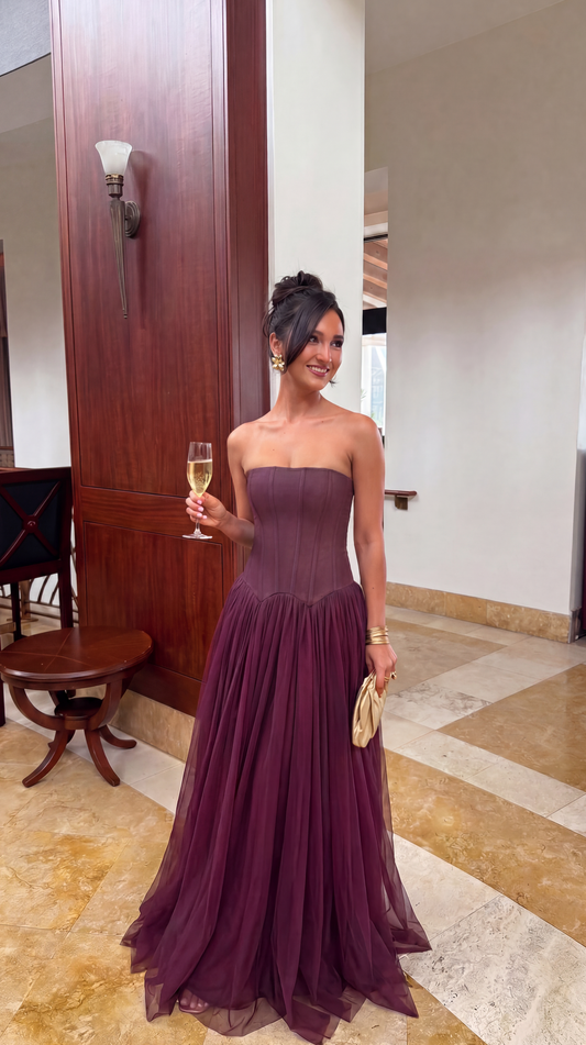 Paloma | Corset-Bodice Maxi Dress