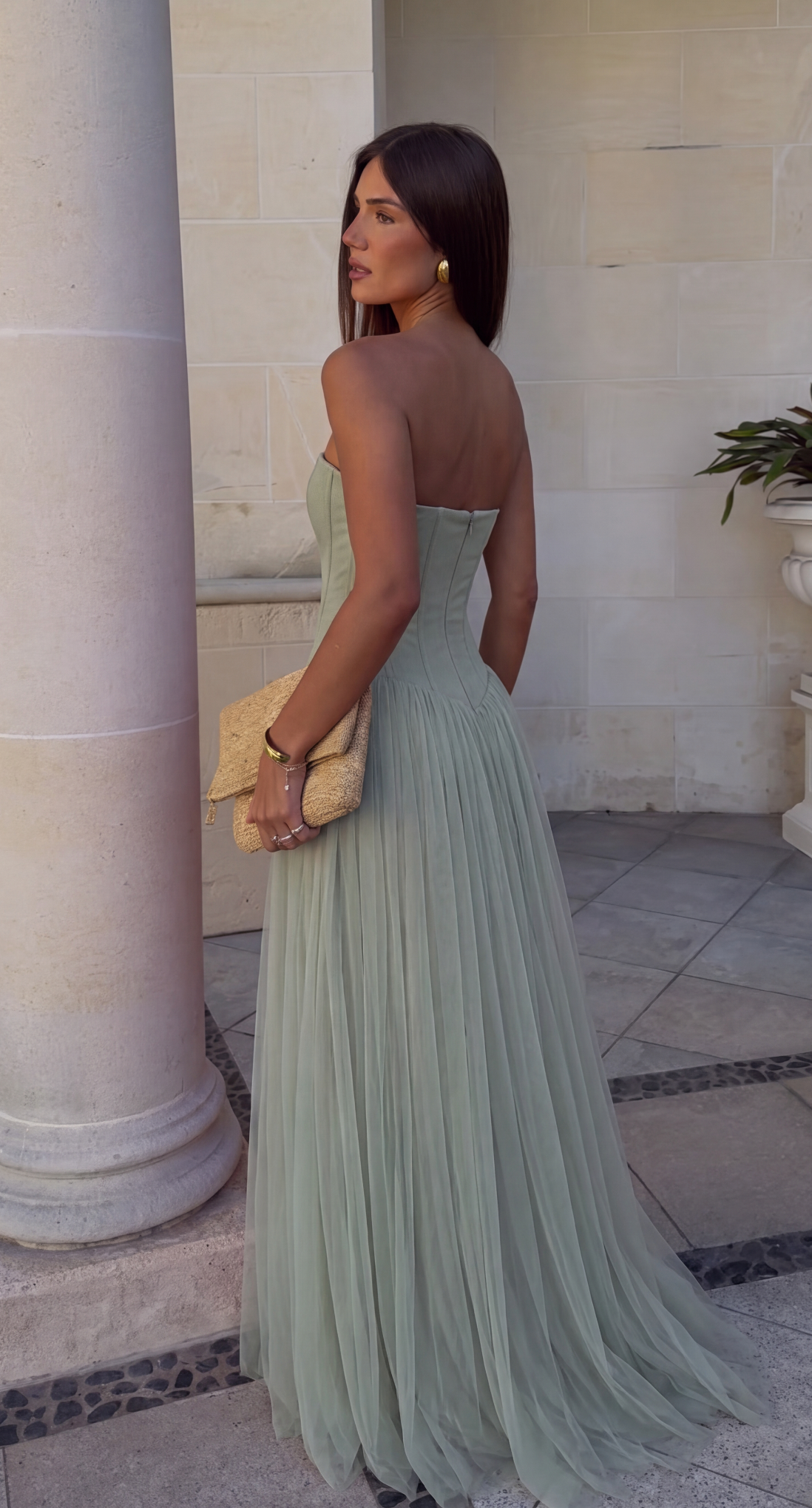 Paloma | Corset-Bodice Maxi Dress