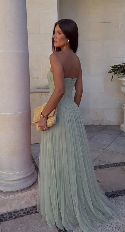 Paloma | Corset-Bodice Maxi Dress, product image 6