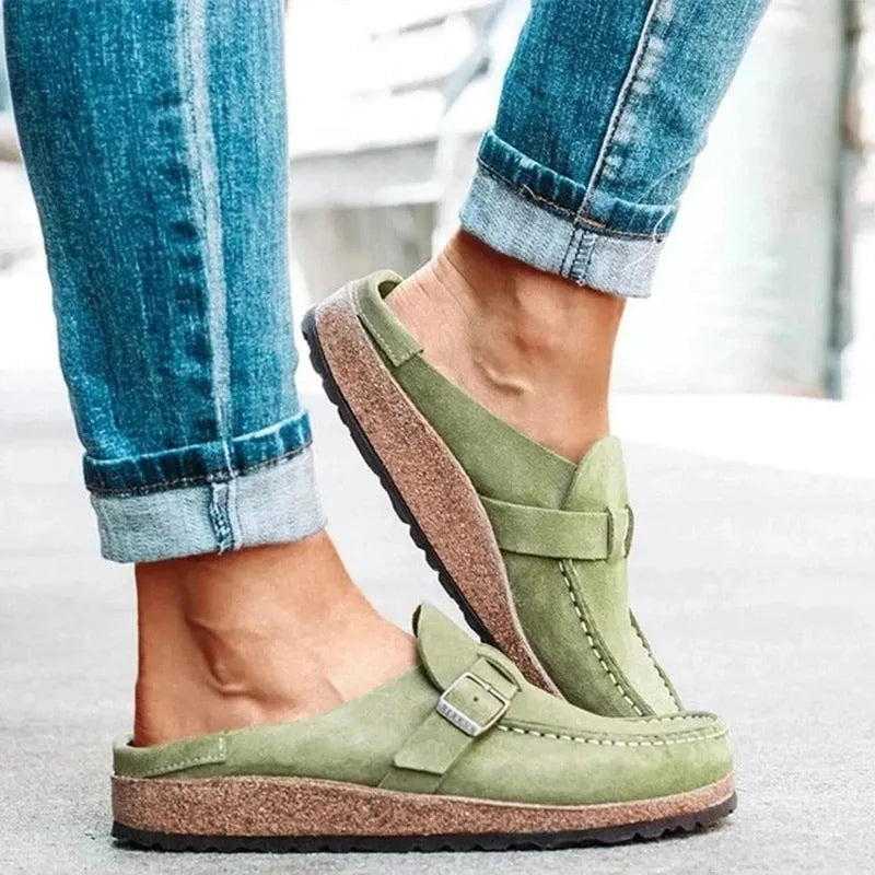Mule Loafers | Women's Buckle Detail Darcy — product view 7