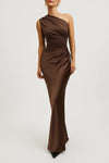 Elegant One-Shoulder Mermaid Formal Maxi Dress — product view 1