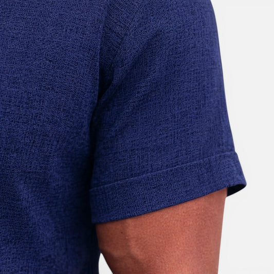 Men's Short-Sleeve Button-Up Summer Shirt — product view 3