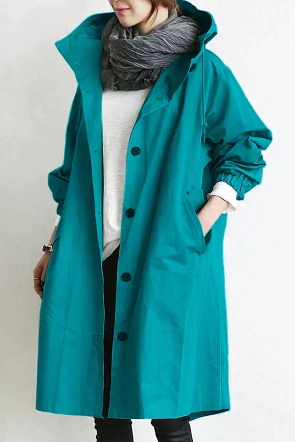 Women's Rain Jacket | Waterproof Hooded Raincoat - Original gallery position 2