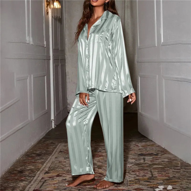 Women's Pyjama Set | Satin Elegant Georgia, product image 3