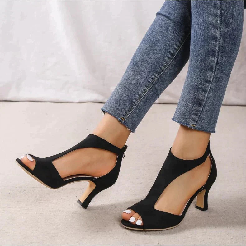Block Heel | Women's Elegant Hugo Style Edit, product image 4