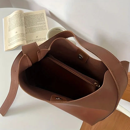 Shoulder Bag | Women's Buckle-Strap Design — product view 5