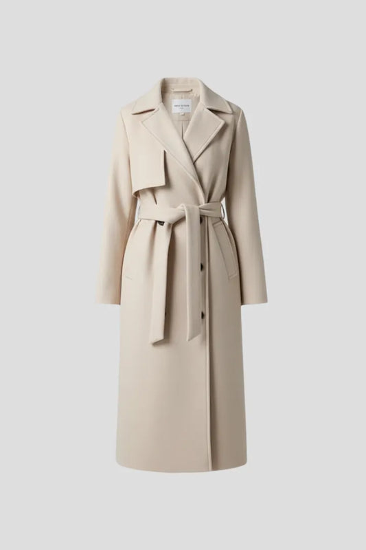 Charlotte Beaumont | Women's Double Breasted Long Coat, product image 1
