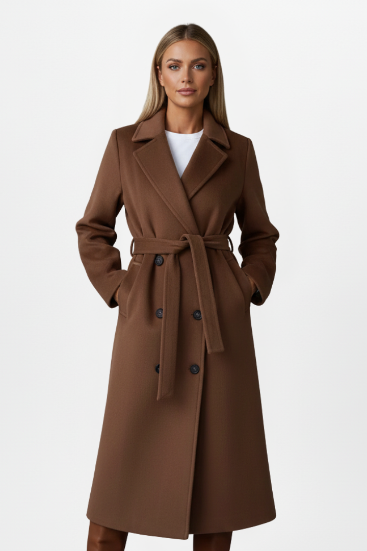 Charlotte Beaumont | Women's Double Breasted Long Coat