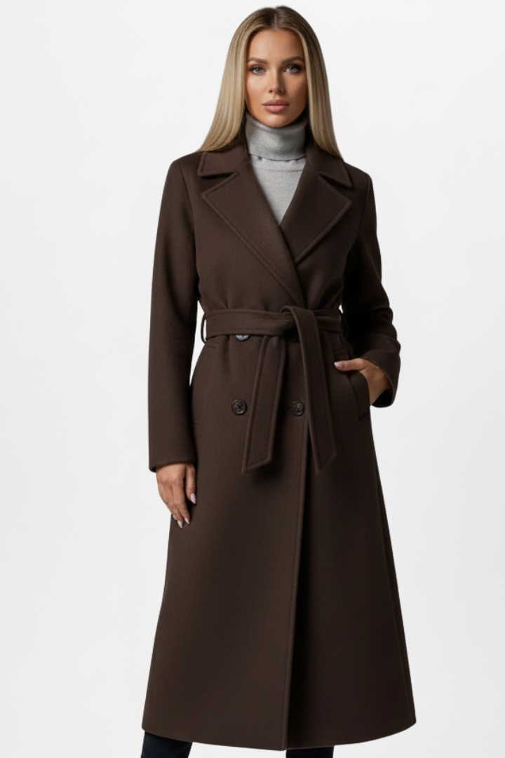 Charlotte Beaumont | Women's Double Breasted Long Coat