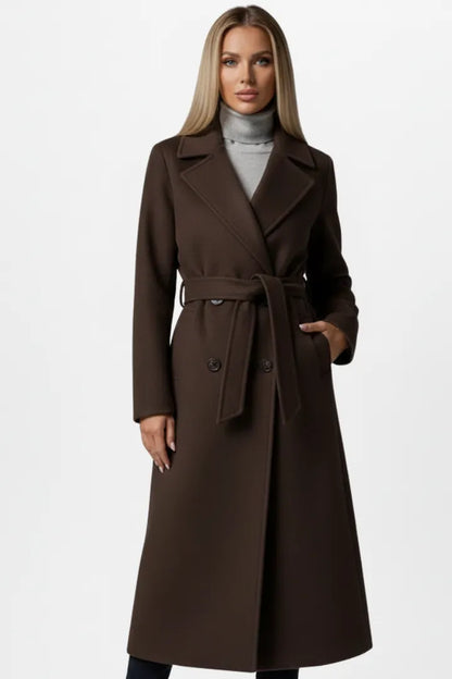Charlotte Beaumont | Women's Double Breasted Long Coat, product image 5