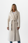 Charlotte Beaumont long belted coat - Sela Look