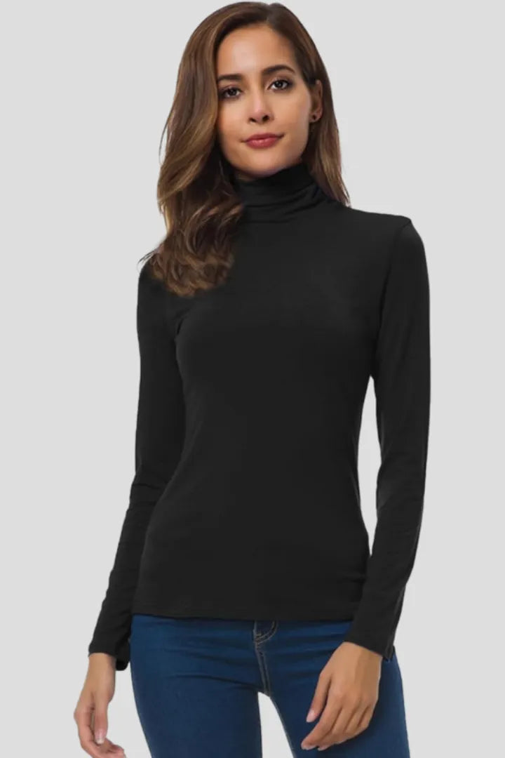 Lyra | Turtleneck Long-Sleeve Knit Sweater, product image 7