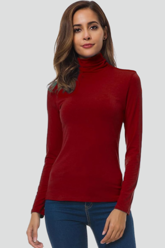 Lyra | Turtleneck Long-Sleeve Knit Sweater