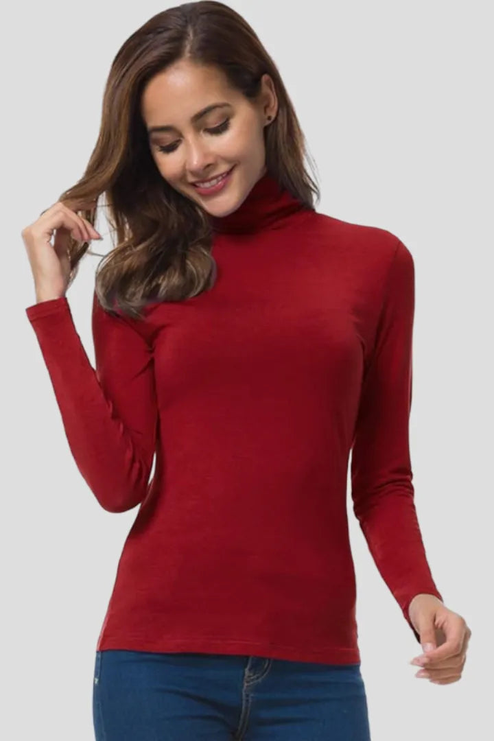 Lyra | Turtleneck Long-Sleeve Knit Sweater, product image 3