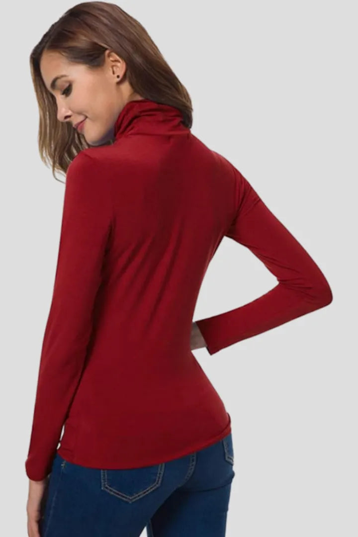 Lyra | Turtleneck Long-Sleeve Knit Sweater, product image 4