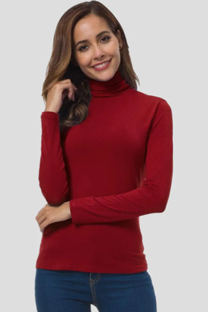 Lyra | Turtleneck Long-Sleeve Knit Sweater, product image 6