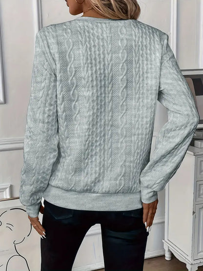 Isla | Women's Half-Zip Cable Knit Jumper