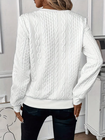 Isla | Women's Half-Zip Cable Knit Jumper
