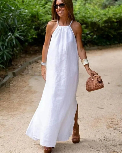 Halter Maxi Dress | Women's Sleeveless Casual, product image 5