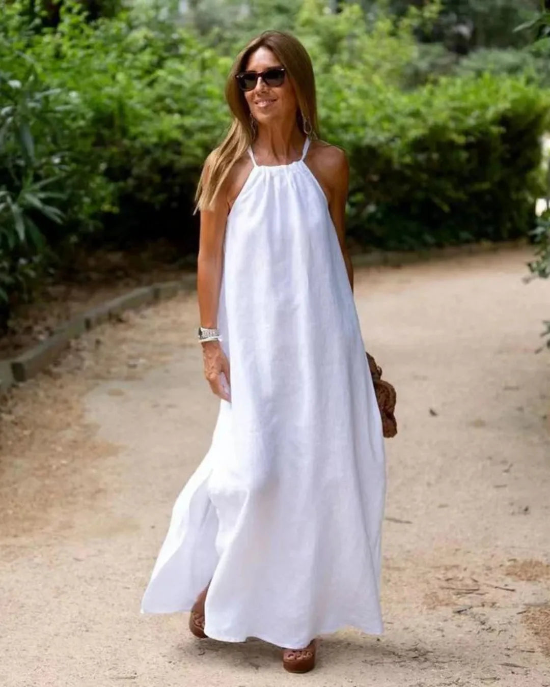 Halter Maxi Dress | Women's Sleeveless Casual, product image 6