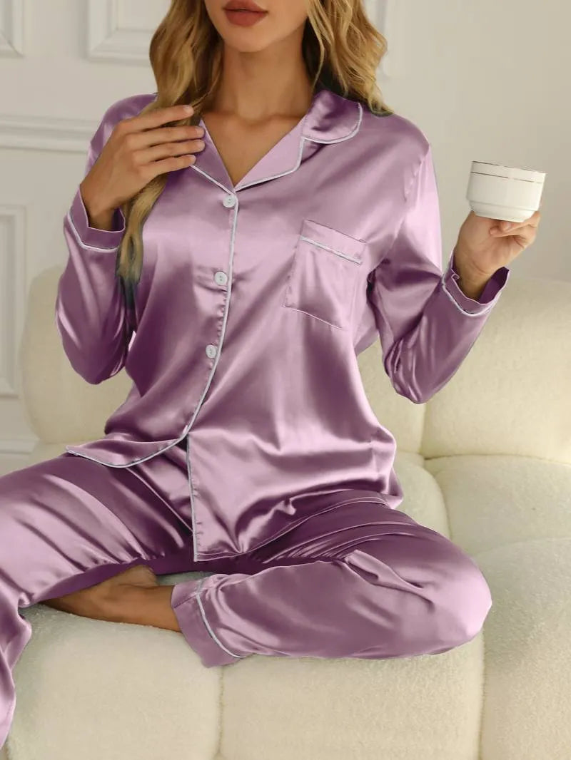 Women's Pyjama Set | Satin Elegant Amelia, product image 5