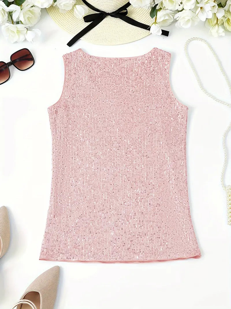 Sleeveless Top | Women's Embellished Elegant, product image 5