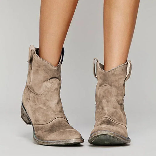 Destiny | Women's Vintage Cowboy Ankle Boots – product image 1