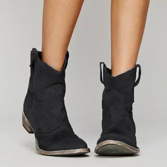 Destiny | Women's Vintage Cowboy Ankle Boots – product image 2