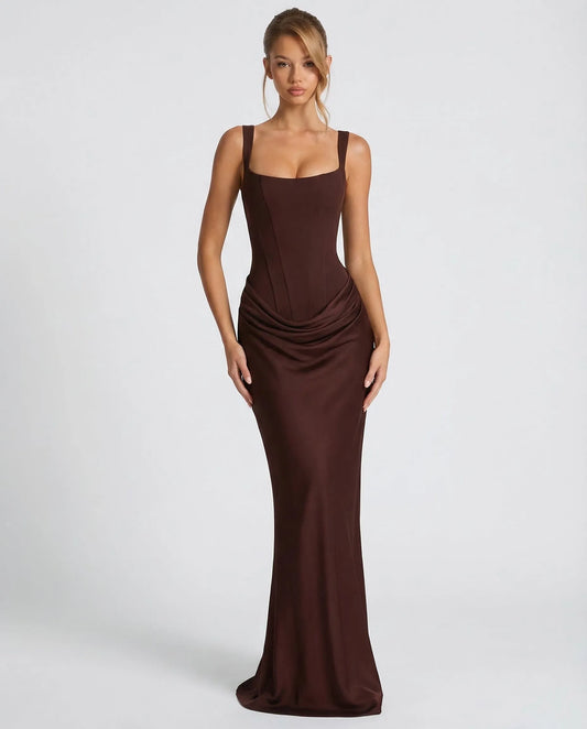 Glamorous Fitted Formal Evening Maxi Dress — product view 1