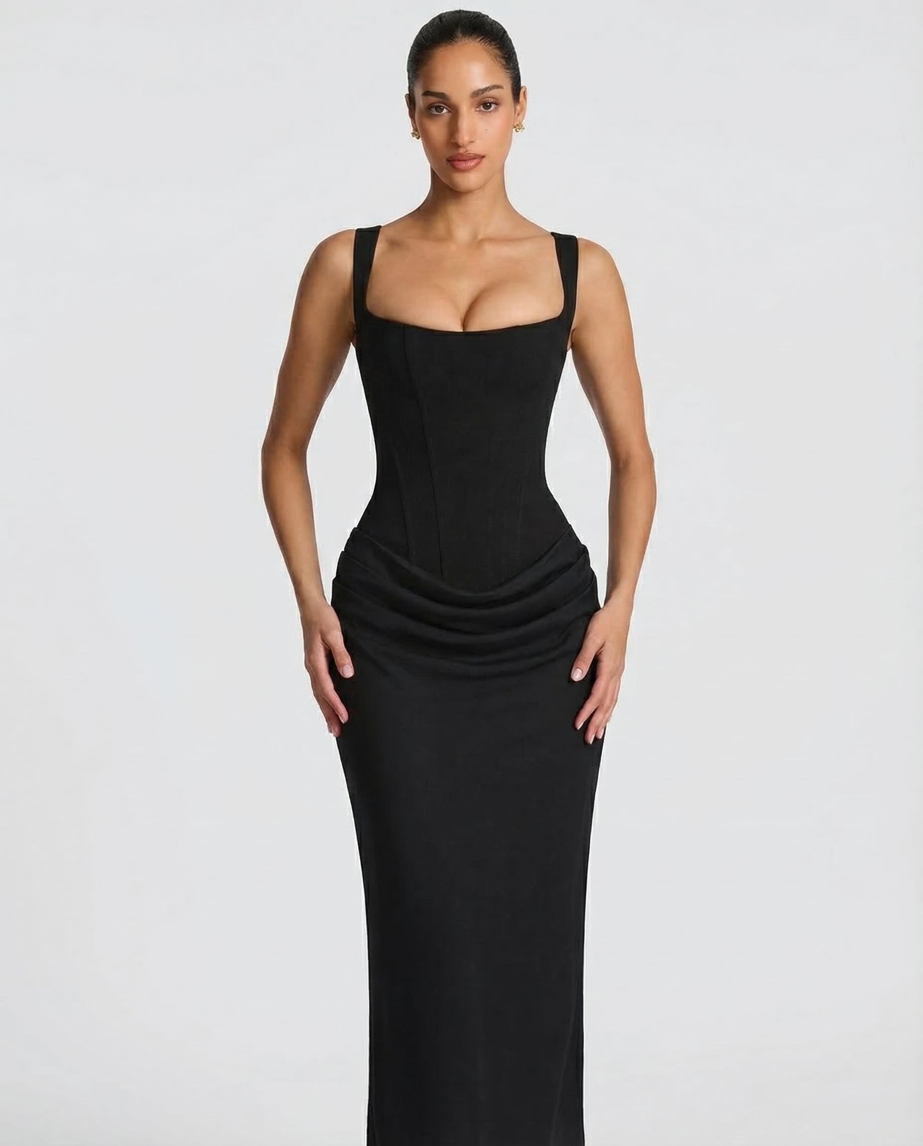 Glamorous Fitted Formal Evening Maxi Dress — product view 14