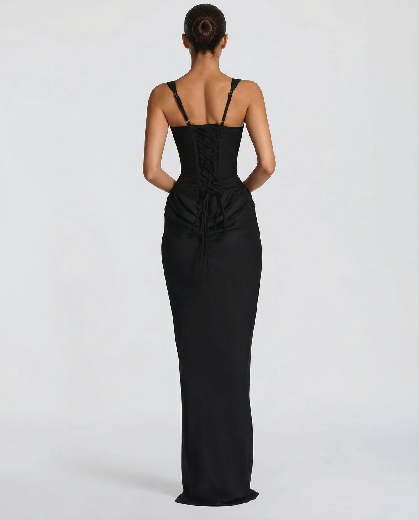 Glamorous Fitted Formal Evening Maxi Dress — product view 13